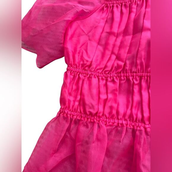 LES RÊVERIES Shirred Silk-Organza Top - Picture 5 of 10